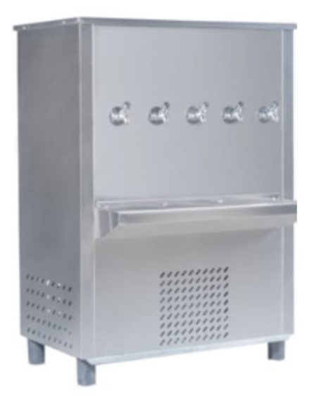 Export Water Cooler DC-100T5 100 USG 5 Tap Stainless Steel